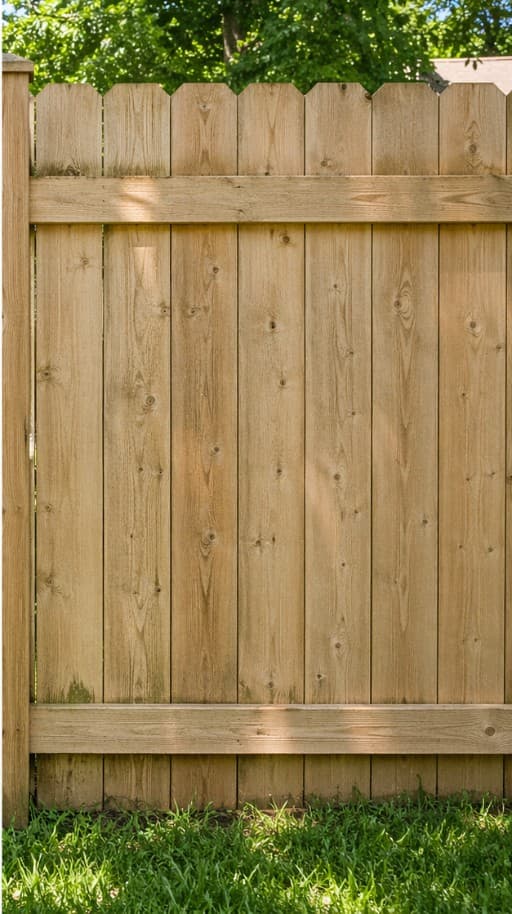 Wood Fence Restoration — after